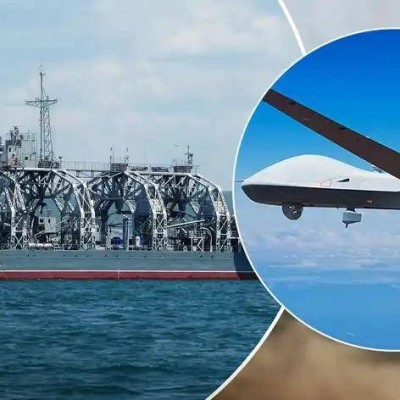 美国坠入黑海的无人机已找到，俄或派出110岁的潜艇救援舰打捞